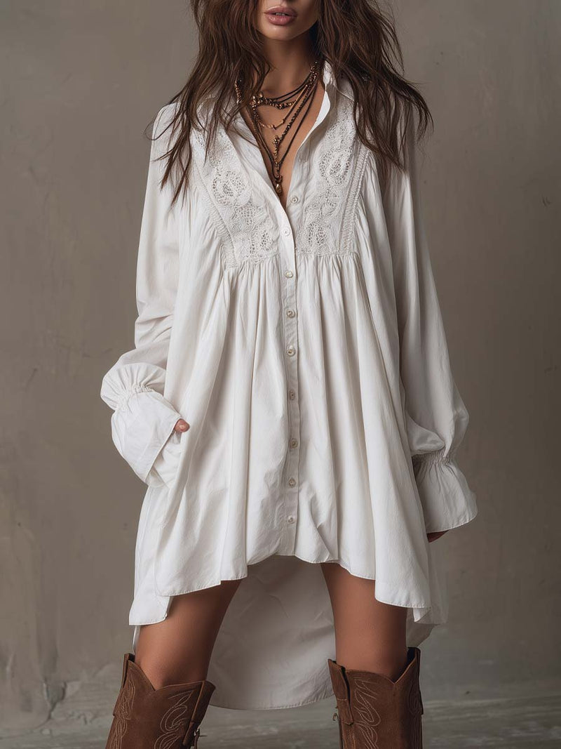 EVELYN | Vestido corto de encaje