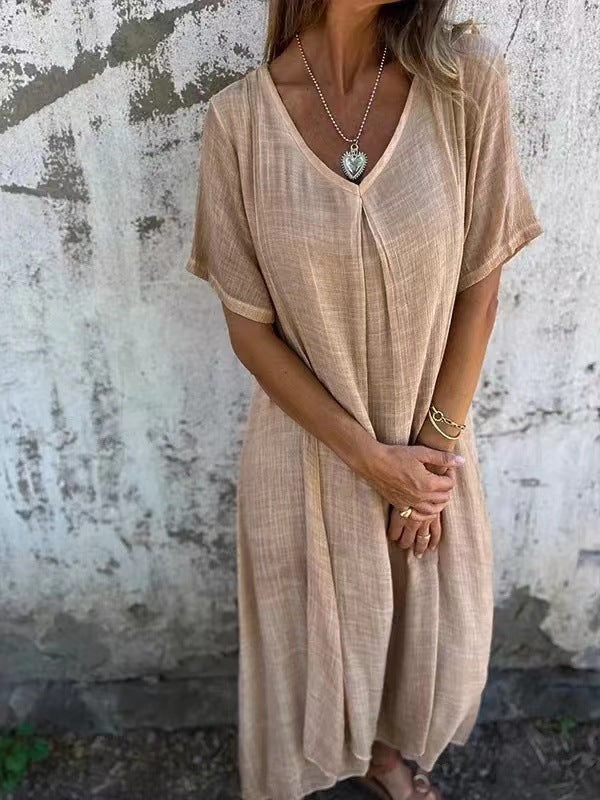 VIOLET | Vestido fluido con escote en V