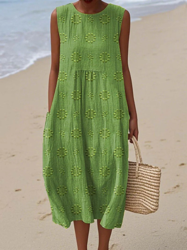 SOFIA | Vestido midi estampado