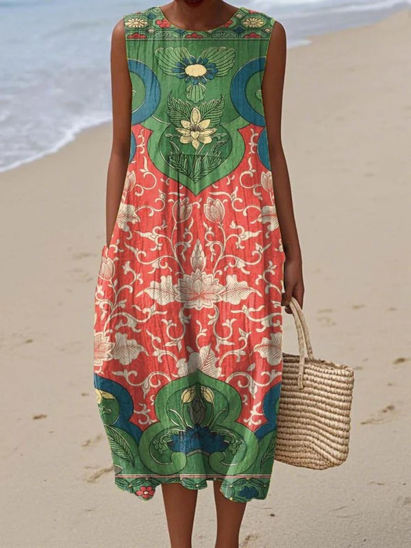 LENA | Vestido midi bohemio