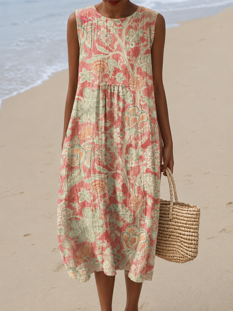 BETH | Vestido midi floral